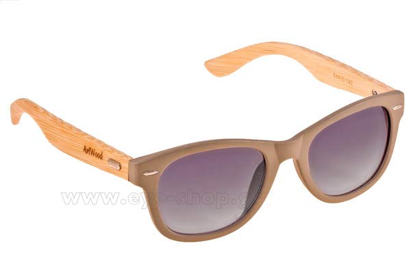 Occhiali Artwood Milano Bambooline 1 MP200 Beige - bamboo temples