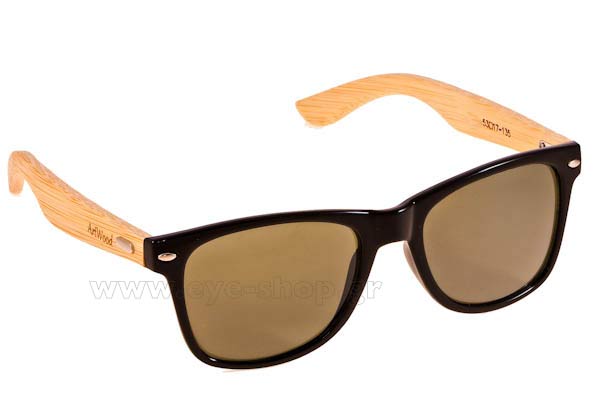 Occhiali Artwood Milano Bambooline 2 MP200 Black - bamboo Cat3