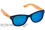 Occhiali da Sole Unisex Artwood Milano Bambooline-1-MP200 Blue Mirror - bamboo temples size 52