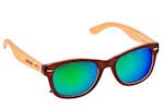 Occhiali da Sole Unisex Artwood Milano Bambooline-1-MP200 BRGRMP Brown-Green Mirror Polarized - Cat4 size 52