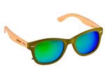 Occhiali da Sole Unisex Artwood Milano Bambooline-1-MP200 GREGRMP Green  - Green  Mirror Polarized - bamboo size 52