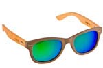 Occhiali da Sole Unisex Artwood Milano Bambooline-1-MP200 BEIGRMP Beige - Green Mirror Polarized - bamboo size 52