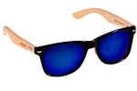 Occhiali da Sole Uomo Artwood Milano Bambooline-2-MP200 Blk BlueMirror Polarized Cat4 size 52