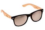 Occhiali da Sole Unisex Artwood Milano Bambooline-2-MP200 Blk SilverMirror Polarized Cat4 size 52