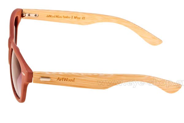 Artwood Milano modello Bambooline 1 MP200 di colore Cofee Matte - bamboo temples
