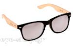 Occhiali da Sole Uomo Artwood Milano Bambooline-2-MP200 MtBlk SilverMirror Polarized Cat3 size 52