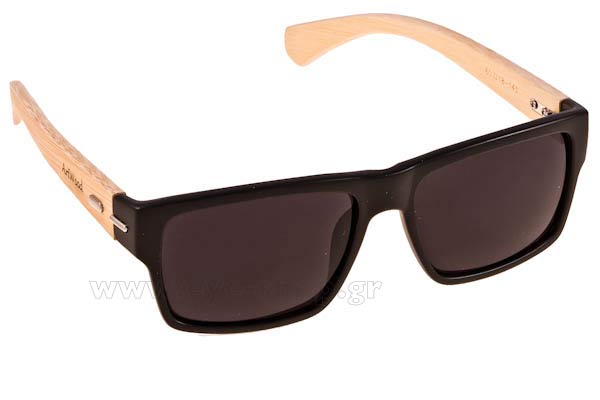 Occhiali Artwood Milano Richie 19 Bamboo Temples MtBlack Grey gradient