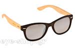 Occhiali da Sole Unisex Artwood Milano Bambooline-1-MP200 Black - Silver Mirror Polarized Cat4 size 52