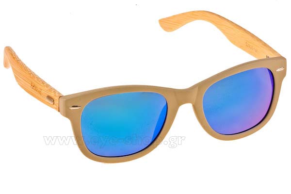 Occhiali Artwood Milano Bambooline 1 MP200 Grey -Blue Mirror Polarized Cat3