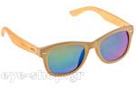 Occhiali da Sole Unisex Artwood Milano Bambooline-1-MP200 Grey - Green Mirror Polarized Cat3 size 52