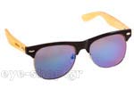 Occhiali da Sole Unisex Artwood Milano Club Blk BlueMirror Cat3 size 56