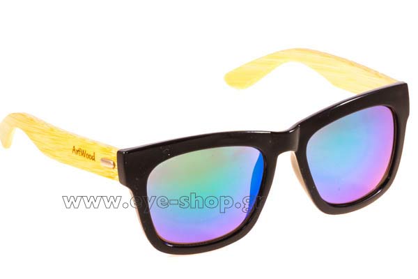 Occhiali Artwood Milano Dreamer Blk GreenMirror Cat3