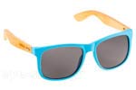Occhiali da Sole Unisex Artwood Milano Jackson Cyan Bamboo Temples size 54