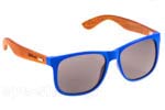Occhiali da Sole Unisex Artwood Milano Jackson MatteBlue wooden Temples size 54