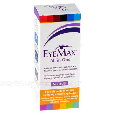 Soluzioni lenti a contatto  Barnaux EYEMAX All in one 360ml  