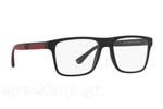 Occhiali da Vista Uomo Emporio Armani 4115 50421W with 2 clipons size 54