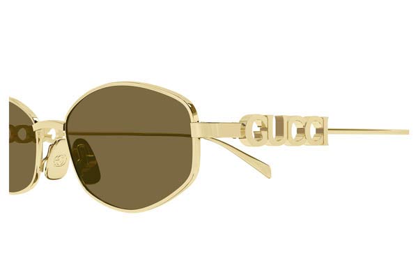 Gucci modello GG1802S di colore 005 gold gold brown