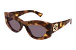 Occhiali da Sole Donna Gucci GG1843S 003 havana havana violet size 53