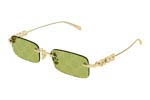 Occhiali da Sole Unisex Gucci GG1808S 003 gold gold grey size 52