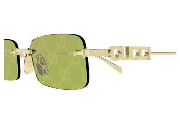 Gucci modello GG1808S di colore 003 gold gold grey