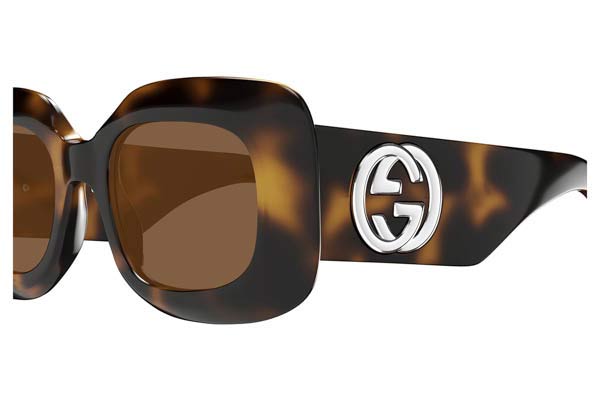 Gucci modello GG1695S di colore 002 havana havana brown