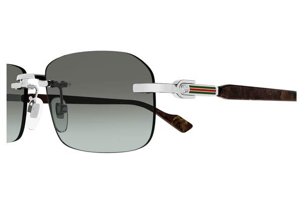 Gucci modello GG1221S di colore 008 silver brown brown