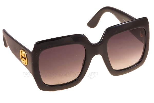 Occhiali Gucci GG3826S D289O SHN BLACK (DARK GREY SF)
