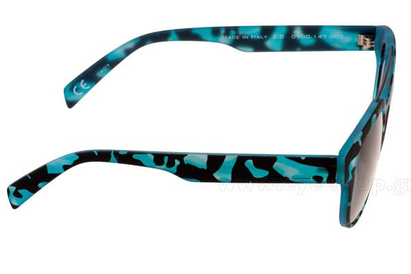 Italia Independent modello I PLASTIK 0900 di colore 147.000 CAMOUFLAGE BLUE