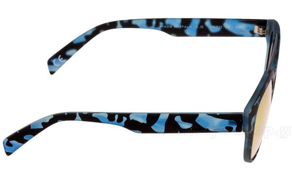 Italia Independent modello I PLASTIK 0900 di colore 141.000 CAMOUFLAGE BLUE