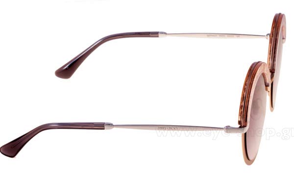 Jimmy Choo modello GOTHA S di colore 68I9C 	NUDE PLD (DK GREY SF)
