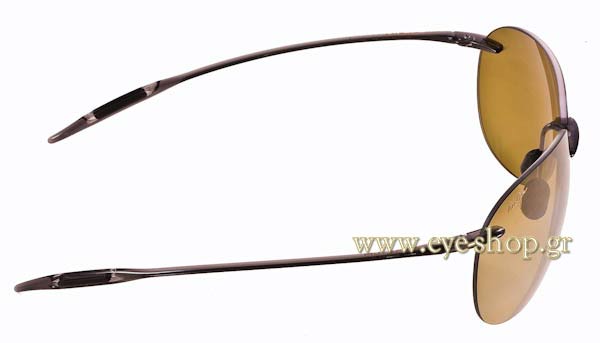 Maui Jim modello SUGAR BEACH di colore 421-11 - Smoke Grey -   Polarized Plus2 Green Maui HT