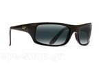 Occhiali da Sole Sport Maui Jim PEAHI 202-02 - Gray double gradient mirror Polarized Plus2 size 65