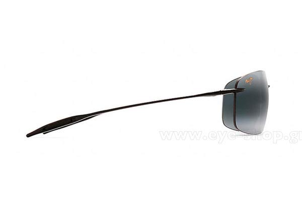 Maui Jim modello BREAKWALL di colore 422-02 - Gray double gradient mirror Polarized Plus2
