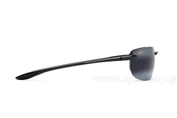 Maui Jim modello HOOKIPA di colore 407-02 - Gray double gradient mirror Polarized Plus2