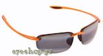 Occhiali da Sole Sport Maui Jim HOOKIPA 407-151 - Gray double gradient mirror Polarized Plus2 size 64