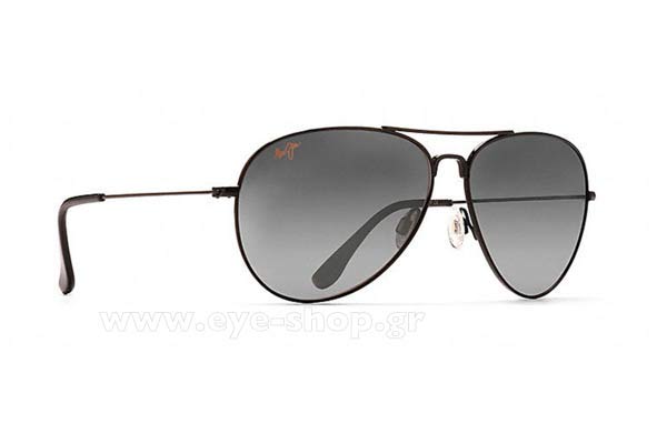 Occhiali Maui Jim MAVERICKS GS264-02 - MauiEvolution Gray double gradient mirror Polarized Plus2 Titanium