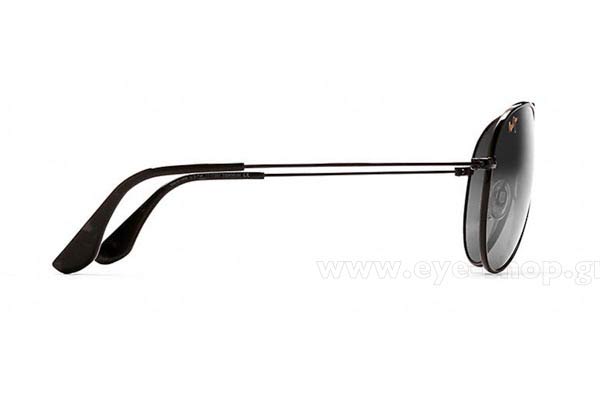 Maui Jim modello MAVERICKS di colore GS264-02 - MauiEvolution Gray double gradient mirror Polarized Plus2 Titanium