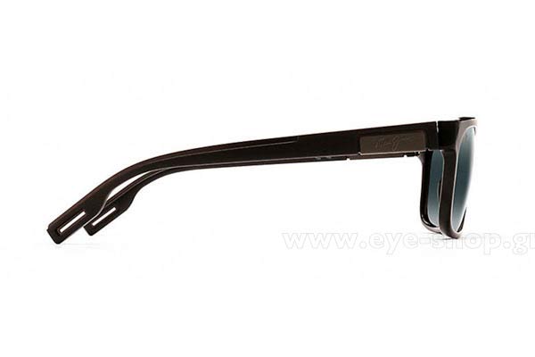 Maui Jim modello EH BRAH di colore 284-02 Krystal Gray gradient Polarized Plus2