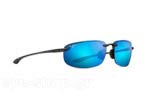Occhiali da Sole Unisex Maui Jim HOOKIPA B407-11 Smoke Grey Blue Hawaii Polarized Plus2 size 64