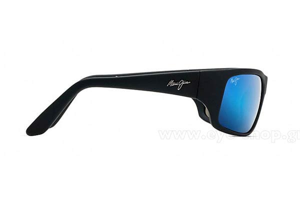 Maui Jim modello PEAHI di colore B202-2M  - St Glasse Blue Hawaii mirror Polarized Plus2