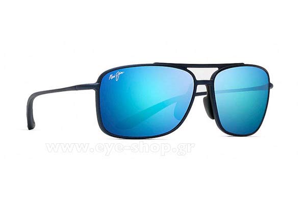 Occhiali da sole Maui Jim KAUPO GAP B437-03 Blue Maui Brilliant Polarized Plus2