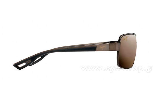 Maui Jim modello OLA di colore H764-25M Mt Brown Superthin Glass  Polarized plus