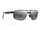 Occhiali da Sole Uomo Maui Jim WHITEHAVEN 776-02 Neutr Grey Superthin Glass  Polarized plus size 63