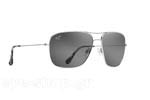 Occhiali da Sole Uomo Maui Jim COOK-PINES GS774-17 Black - Grey size 63
