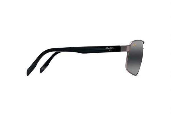 Maui Jim modello WHITEHAVEN di colore MM776-009 SatinGrey-NeutralGrey