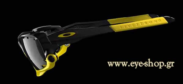 Oakley modello Jawbone 9089 di colore 04-211 Livestrong με 2o ζευγάρι κίτρινων φακών