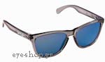 Occhiali da Sole Sport Oakley Frogskins-9013 03-292 Crystal Black - Ice Iridium size 55