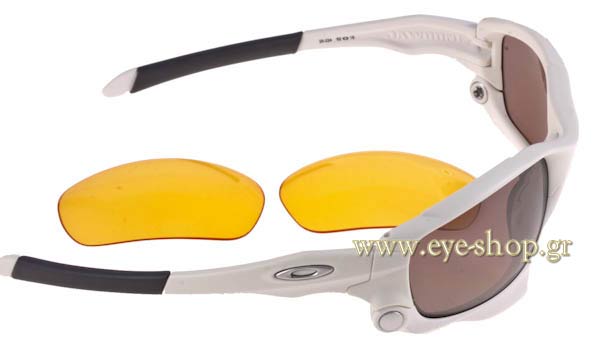 Oakley model Jawbone 9089 and color 26-224 00 Black iridium persimmon polarized με 2ο ζευγάρι ανταλλακτικών φακών