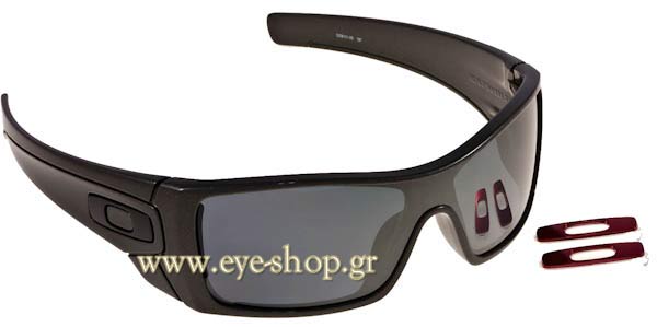 Occhiali Oakley BATWOLF 9101 05 Black Iridium Polarized