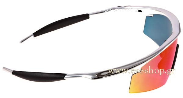Oakley modello M FRAME di colore 2 - Custom 75-837 06-776 Bright Chrome - Positive Red iridium
